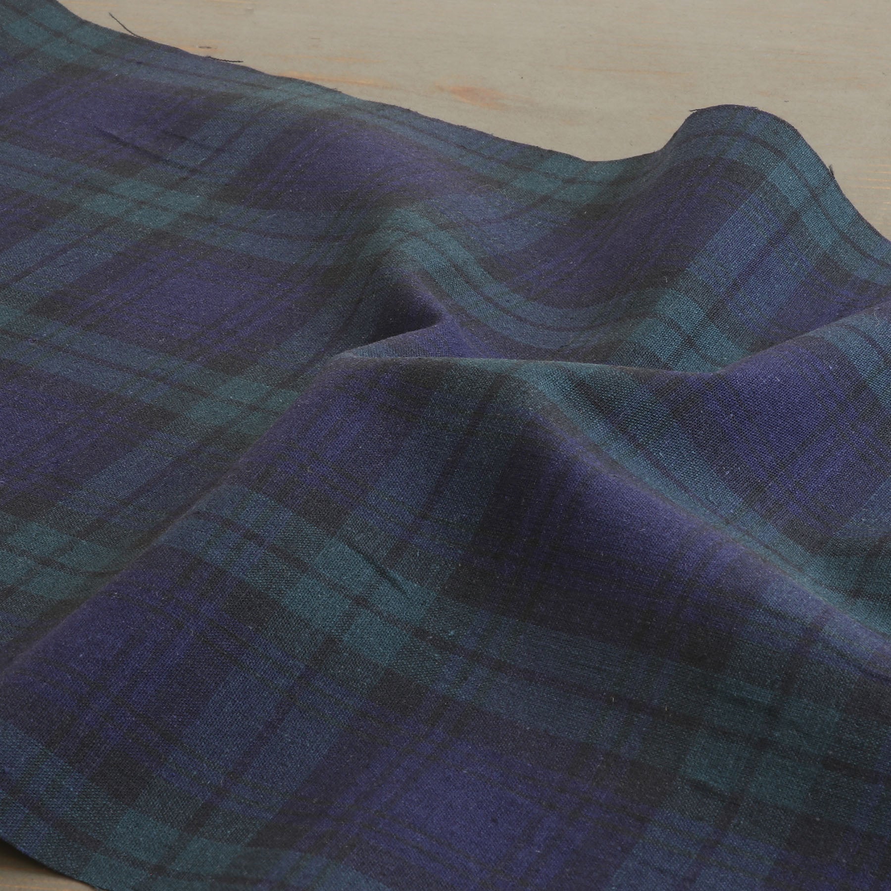 MS7817-1 Linen / 麻 Check / チェック