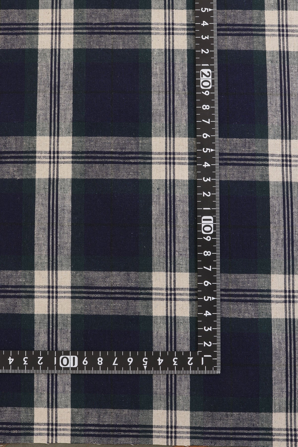 MS7817-2 Linen / 麻 Check / チェック