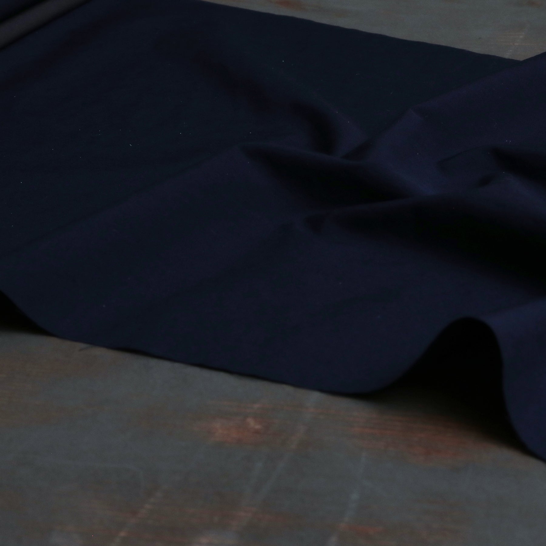 REDY003-NAT-7_NVY Cotton / 綿 Plain / 無地