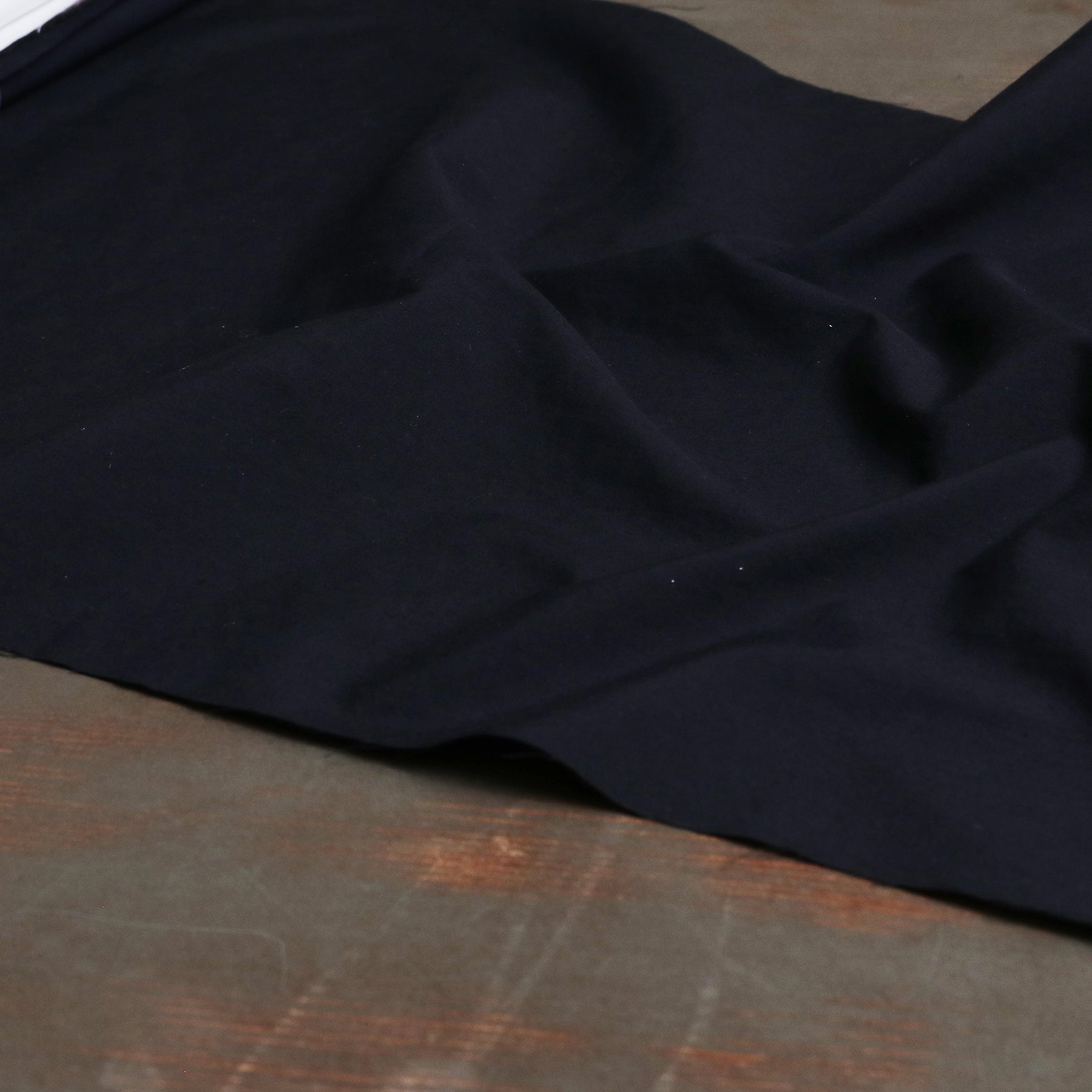 REDY003-NAT-8_BLK Cotton / 綿 Plain / 無地
