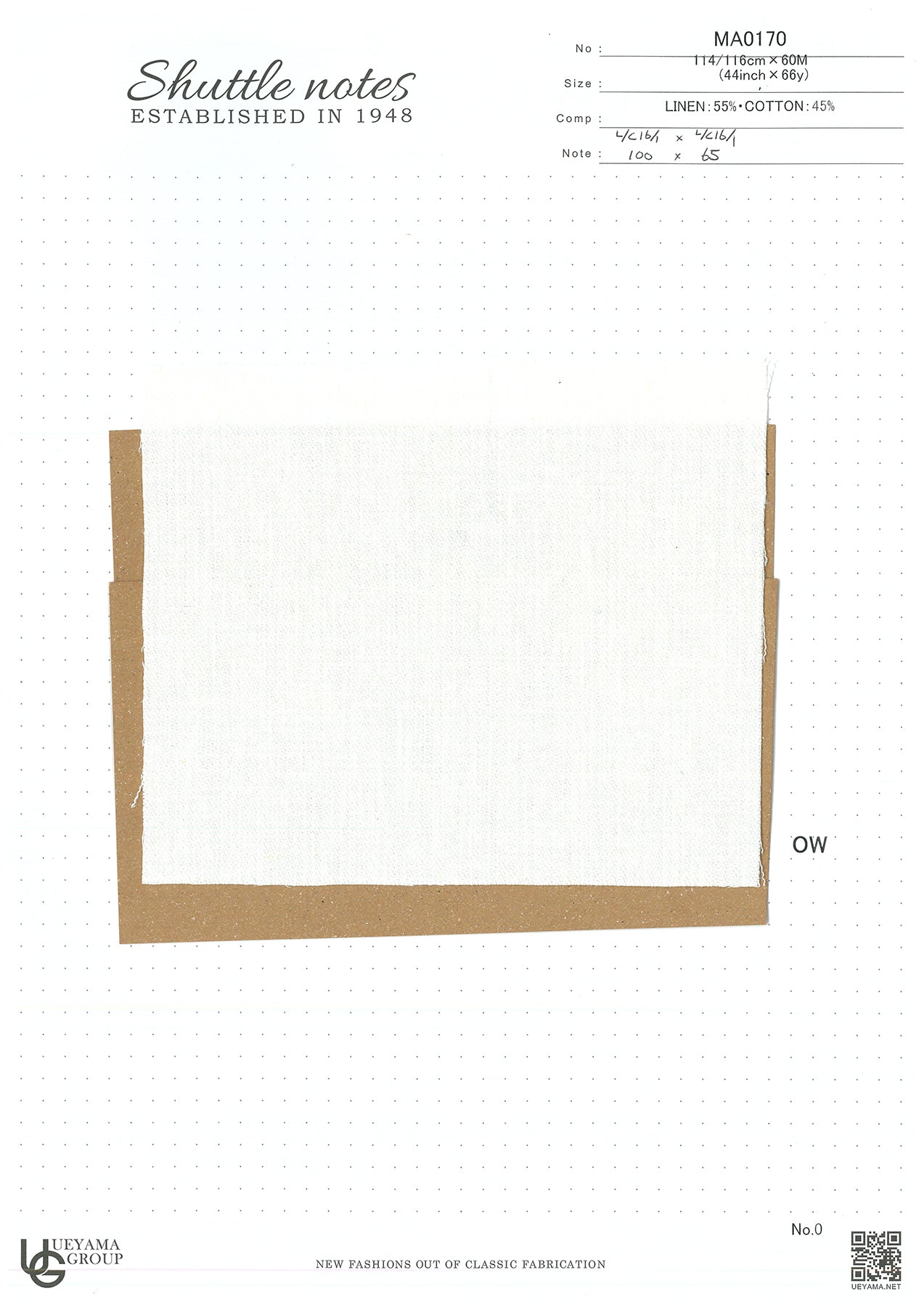 MA0170 Cotton / 綿 Other / その他