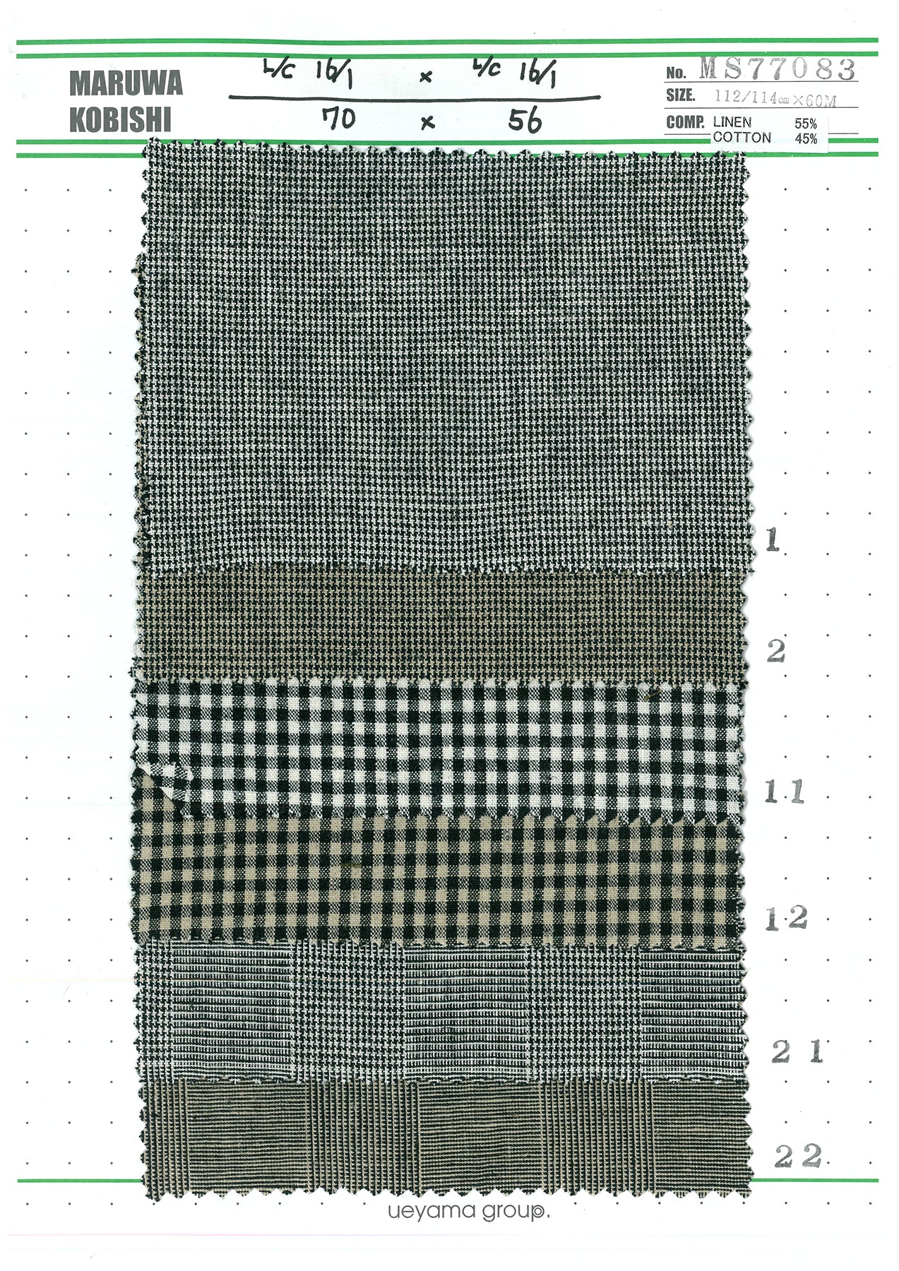 MS77083-11 Cotton / 綿 Check / チェック